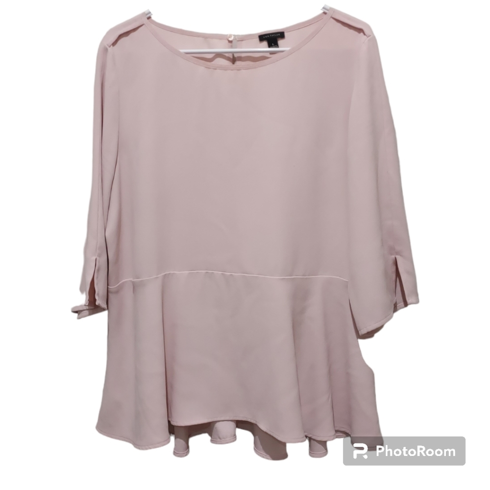 Ann Taylor Peplum Blouse